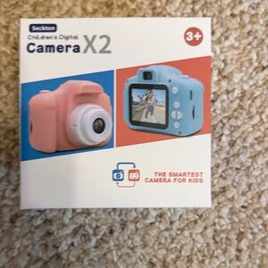 Kids Digital Camera X2 - Pink and Blue